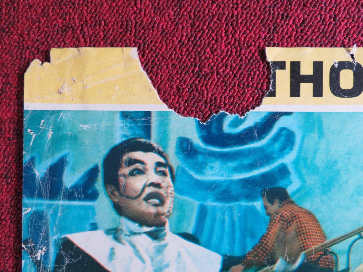 IL RITORNO DI DIAVOLIK / The Golden Bat ITALIAN FOTOBUSTA POSTER CONWAY 1966 Rendezvous Cinema Movie posters