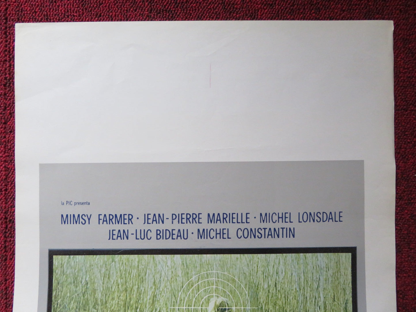 IL SAPORE DELLA PAURA ITALIAN LOCANDINA POSTER MIMSY FARMER JEAN - LUC BIDEAU 1975 Rendezvous Cinema Movie posters