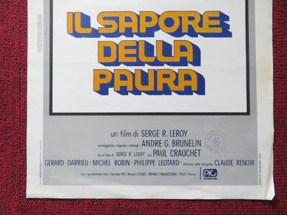 IL SAPORE DELLA PAURA ITALIAN LOCANDINA POSTER MIMSY FARMER JEAN - LUC BIDEAU 1975 Rendezvous Cinema Movie posters