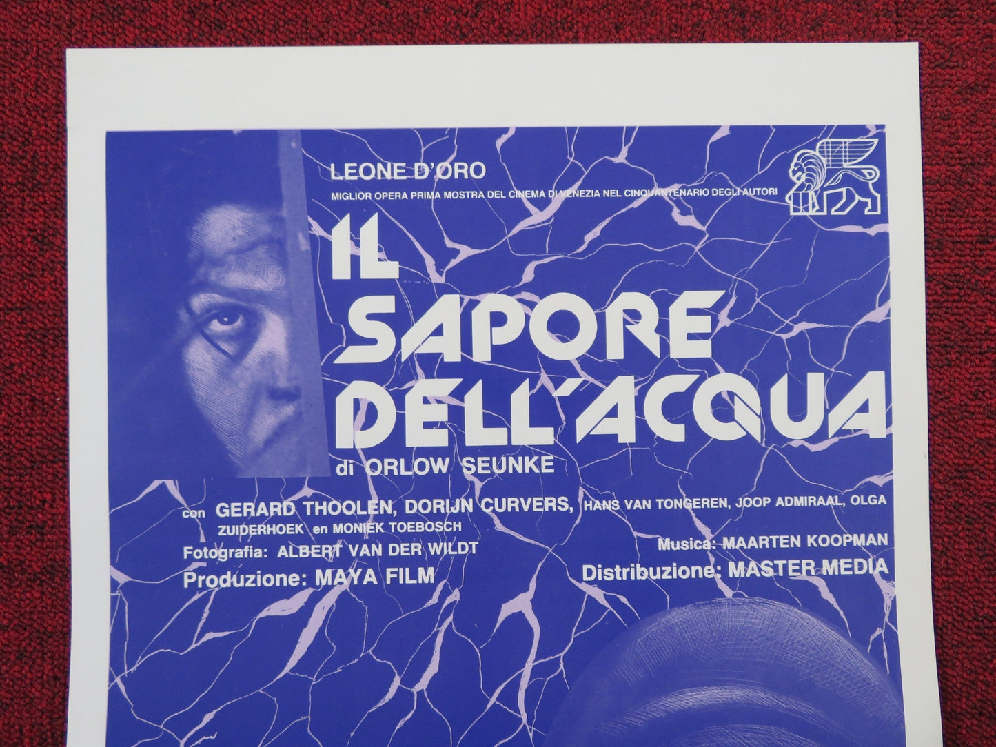 IL SAPORE DELL'ACQUA ITALIAN LOCANDINA POSTER GERARD THOOLEN DORIJN CURVERS 1984 Rendezvous Cinema Movie posters