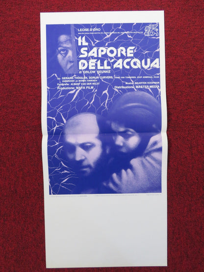 IL SAPORE DELL'ACQUA ITALIAN LOCANDINA POSTER GERARD THOOLEN DORIJN CURVERS 1984 Rendezvous Cinema Movie posters