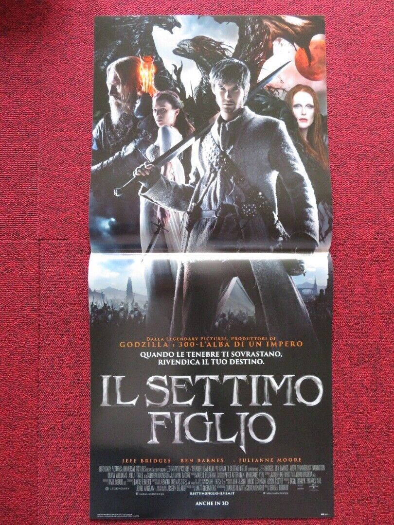 IL SETTIMO FIGLIO / seventh son ITALIAN LOCANDINA (27"x12.5") POSTER J MOORE '14 - Rendezvous Cinema