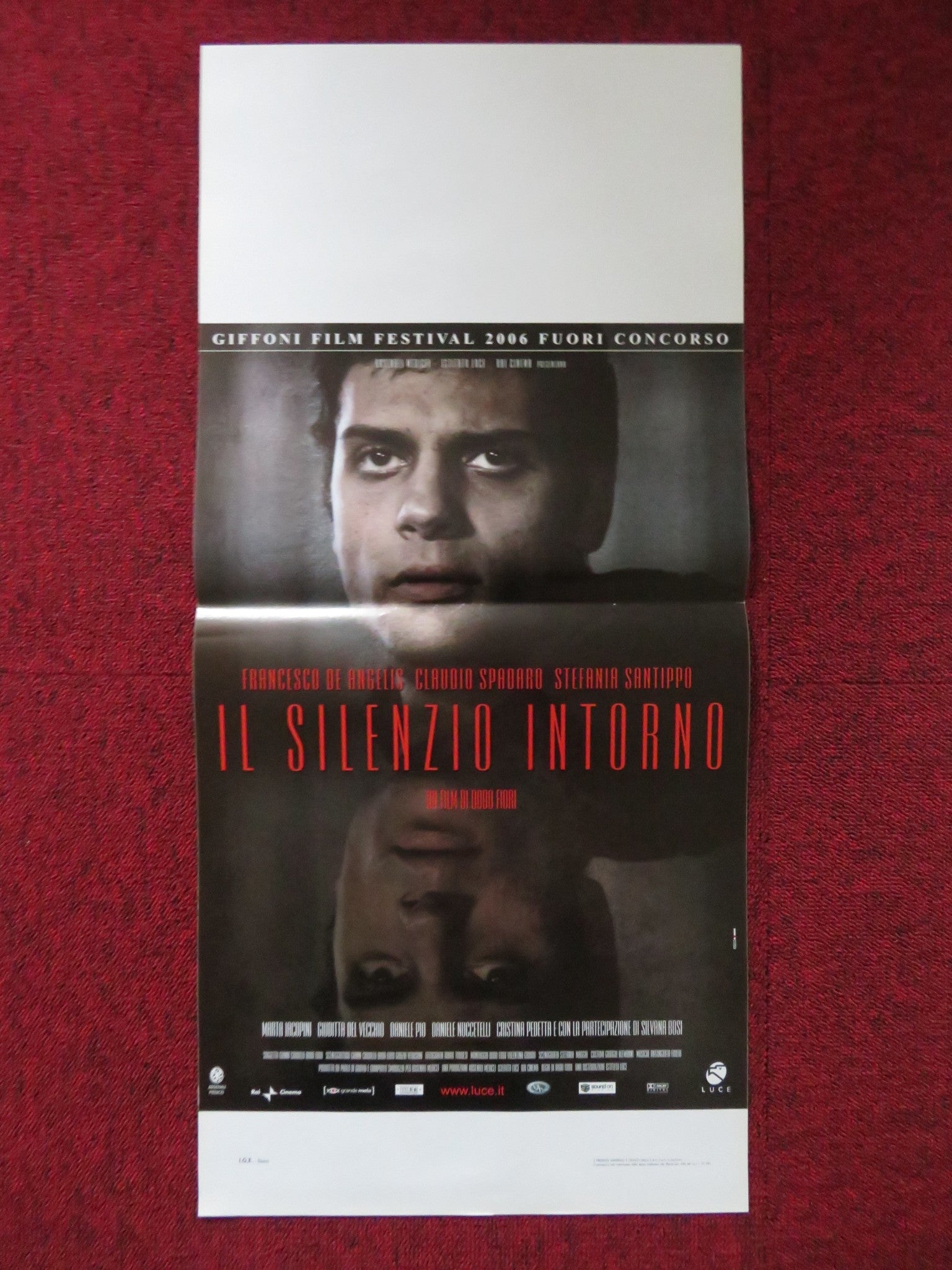 IL SILENZIO INTORNO ITALIAN LOCANDINA POSTER FRANCESCO DE ANGELIS 2006 Rendezvous Cinema Movie posters