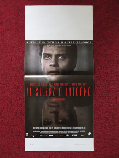 IL SILENZIO INTORNO ITALIAN LOCANDINA POSTER FRANCESCO DE ANGELIS 2006 Rendezvous Cinema Movie posters