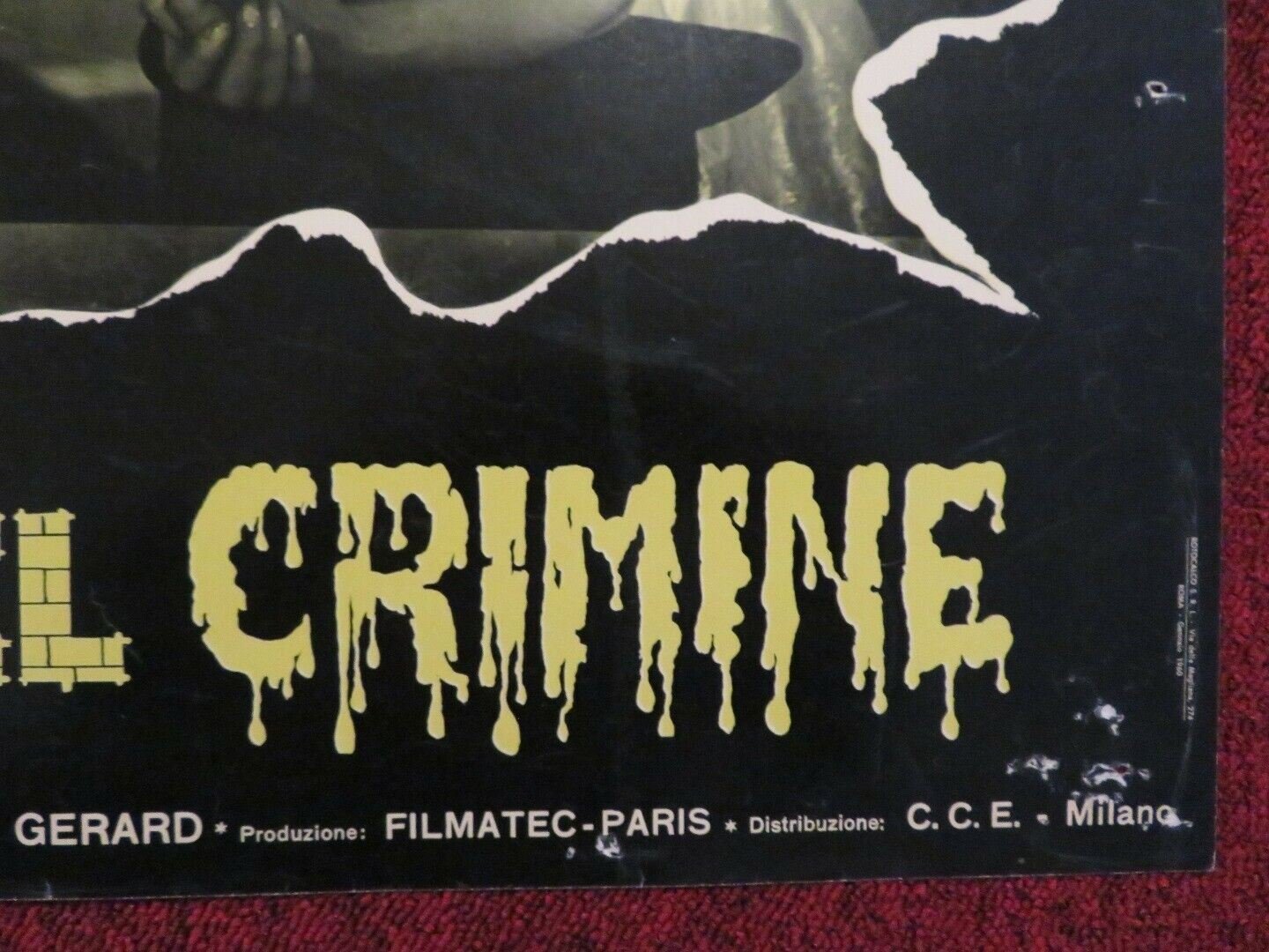 IL SINDACATO DEL CRIMINE / LENNEMI DANS L'OMBRE ITALIAN FOTOBUSTA POSTER 1960 Movie posters