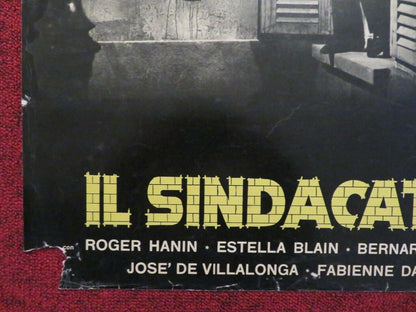 IL SINDACATO DEL CRIMINE / LENNEMI DANS L'OMBRE ITALIAN FOTOBUSTA POSTER 1960 Movie posters