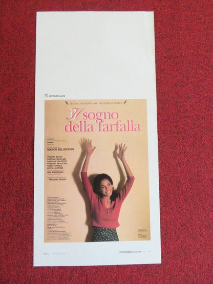 IL SOGNO DELLA FARFALL ITALIAN LOCANDINA (27.5"x13") POSTER THIERRY BLANC 1994 Movie posters