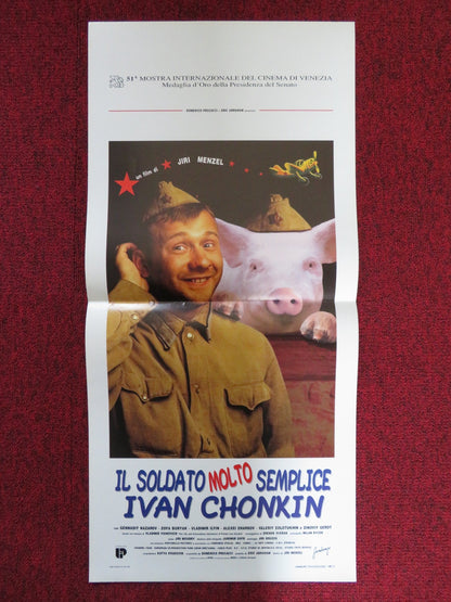 IL SOLDATO MOLTO SEMPLICE IVAN CHONKIN ITALIAN LOCANDINA POSTER G. NAZAROV 1994 Rendezvous Cinema Movie posters