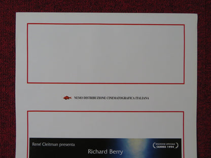 IL SUONATORE DI VIOLINO ITALIAN LOCANDINA POSTER RICHARD BERRY F. BERLEAND 1995 Rendezvous Cinema Movie posters