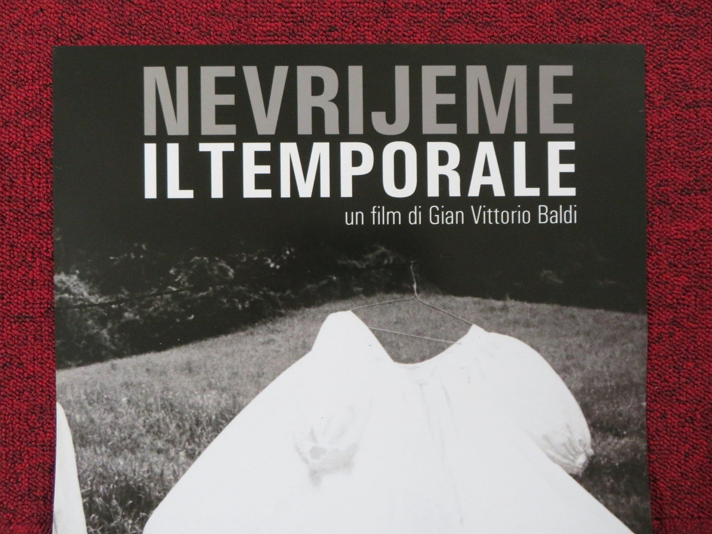 IL TEMPORALE - NEVRIJEME ITALIAN LOCANDINA POSTER GIAN VITTORIA BALDI 1999 Rendezvous Cinema Movie posters