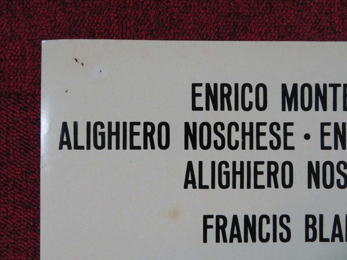 IL TERRORE CON GLI OCCHI STORTI ITALIAN FOGLIO POSTER ENRICO MONTESANO 1972 Rendezvous Cinema Movie posters