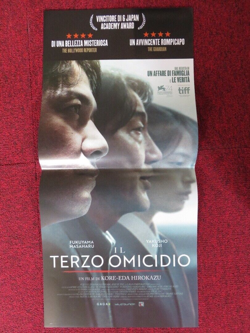 IL TERZO OMICIDO / THE THIRD MURDER ITALIAN LOCANDINA (26.5"x12.5") POSTER 2017 Movie posters