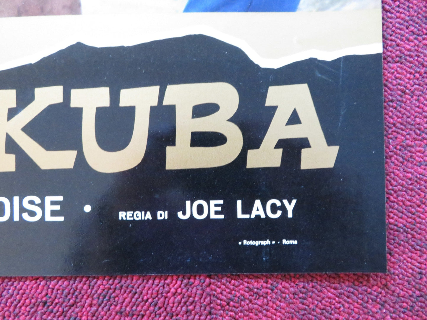 IL TESORO DI MAKUBA - A ITALIAN FOTOBUSTA POSTER CAMERON MITCHELL MARIA CRUZ 1967 Rendezvous Cinema Movie posters