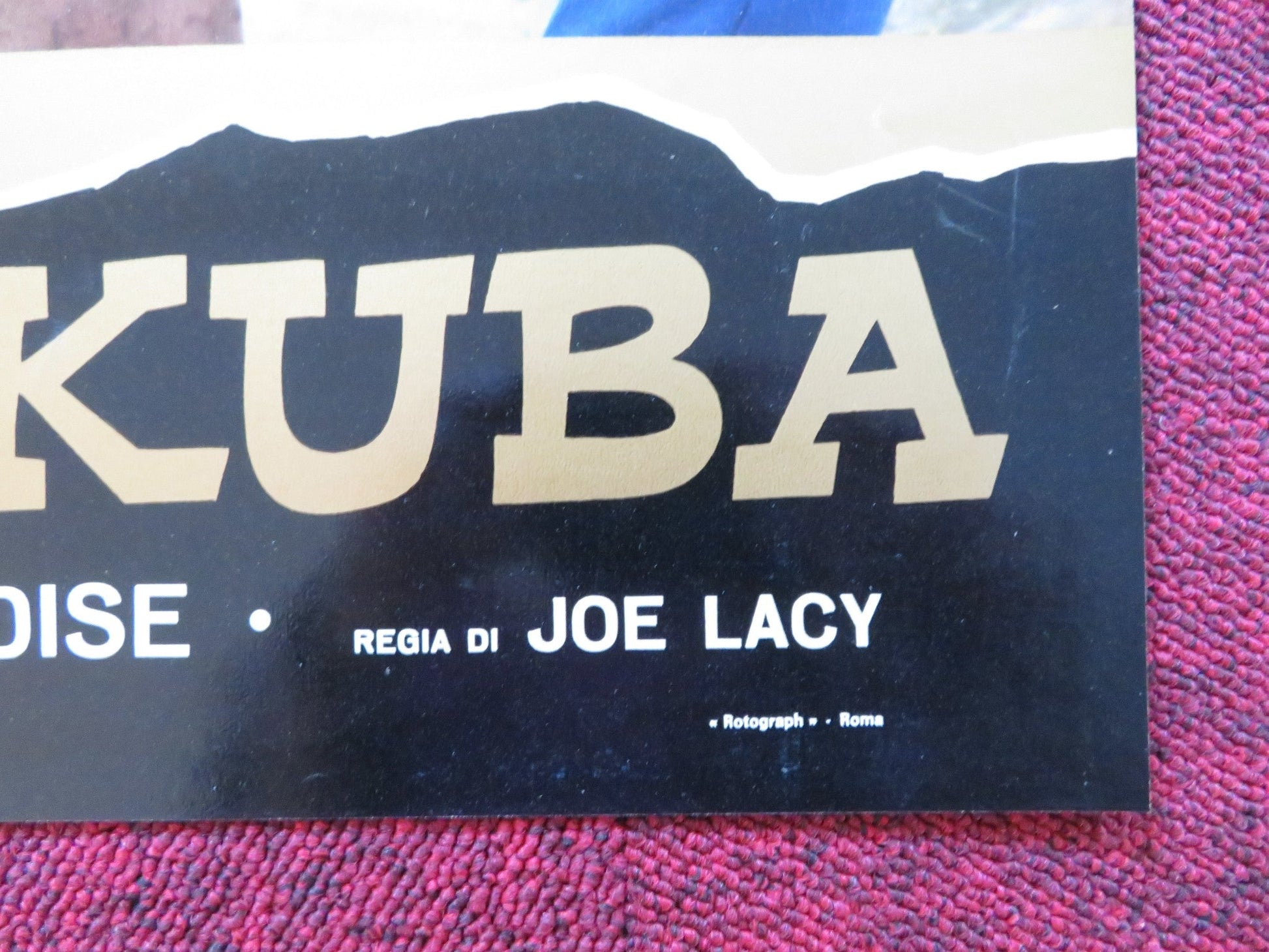 IL TESORO DI MAKUBA - A ITALIAN FOTOBUSTA POSTER CAMERON MITCHELL MARIA CRUZ 1967 Rendezvous Cinema Movie posters