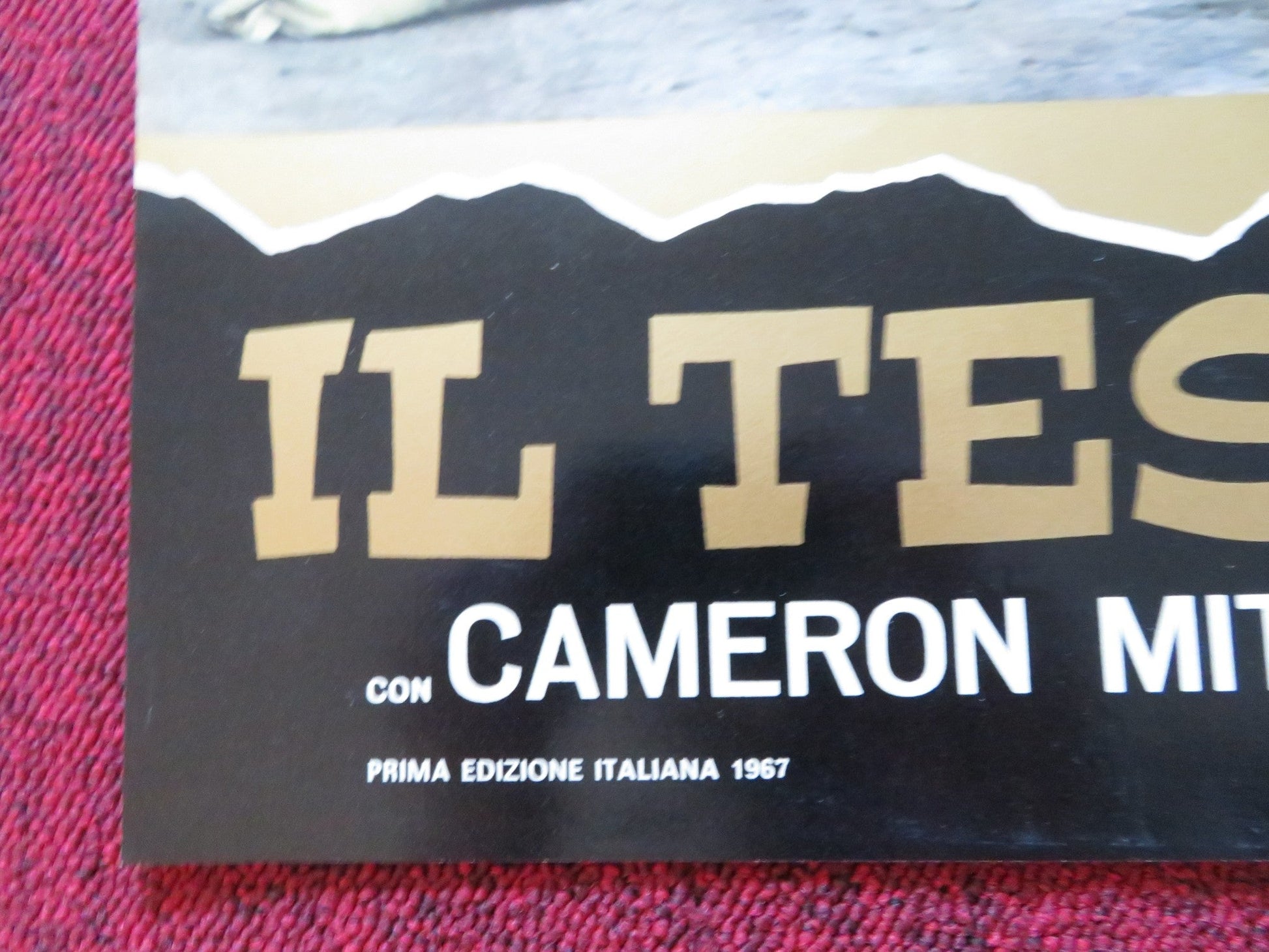 IL TESORO DI MAKUBA - A ITALIAN FOTOBUSTA POSTER CAMERON MITCHELL MARIA CRUZ 1967 Rendezvous Cinema Movie posters