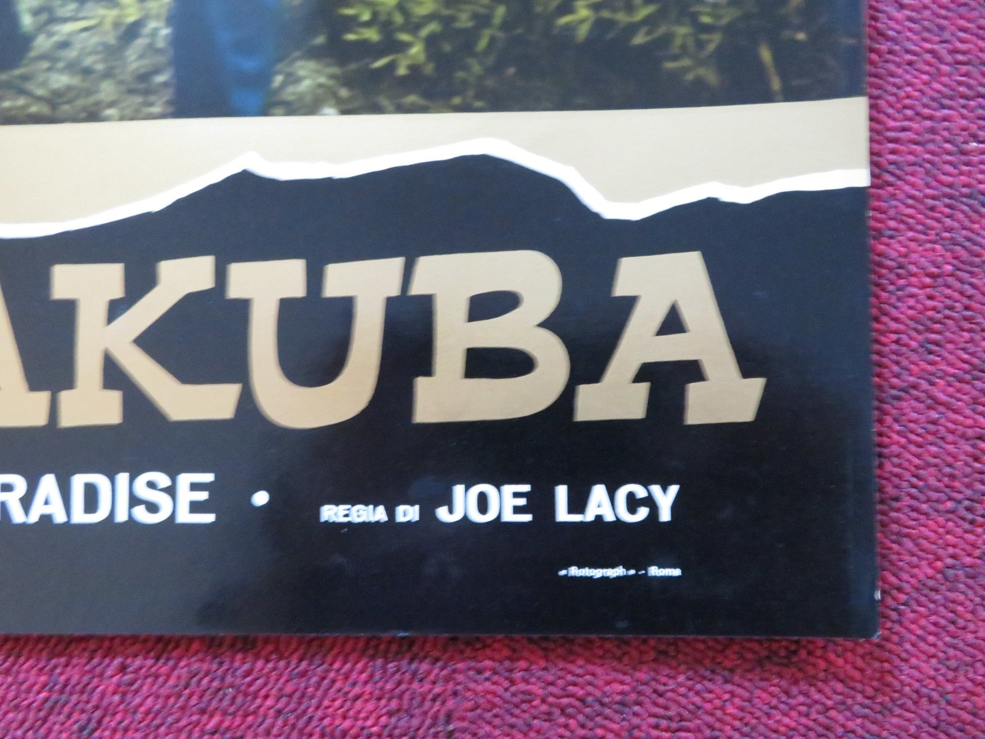 IL TESORO DI MAKUBA - B ITALIAN FOTOBUSTA POSTER CAMERON MITCHELL MARIA CRUZ 1967 Rendezvous Cinema Movie posters