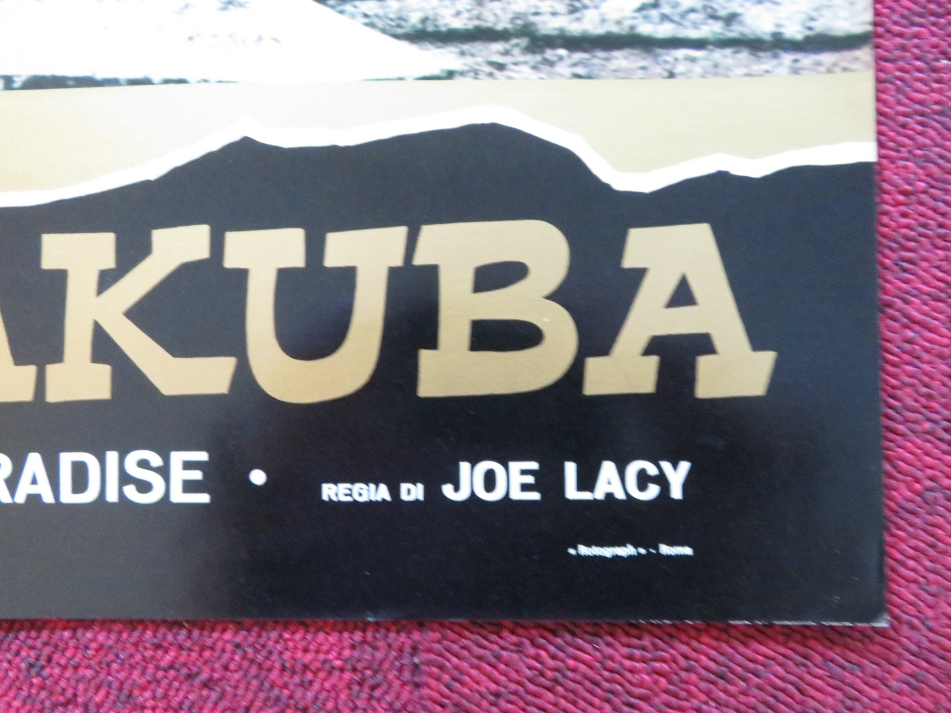 IL TESORO DI MAKUBA - D ITALIAN FOTOBUSTA POSTER CAMERON MITCHELL MARIA CRUZ 1967 Rendezvous Cinema Movie posters