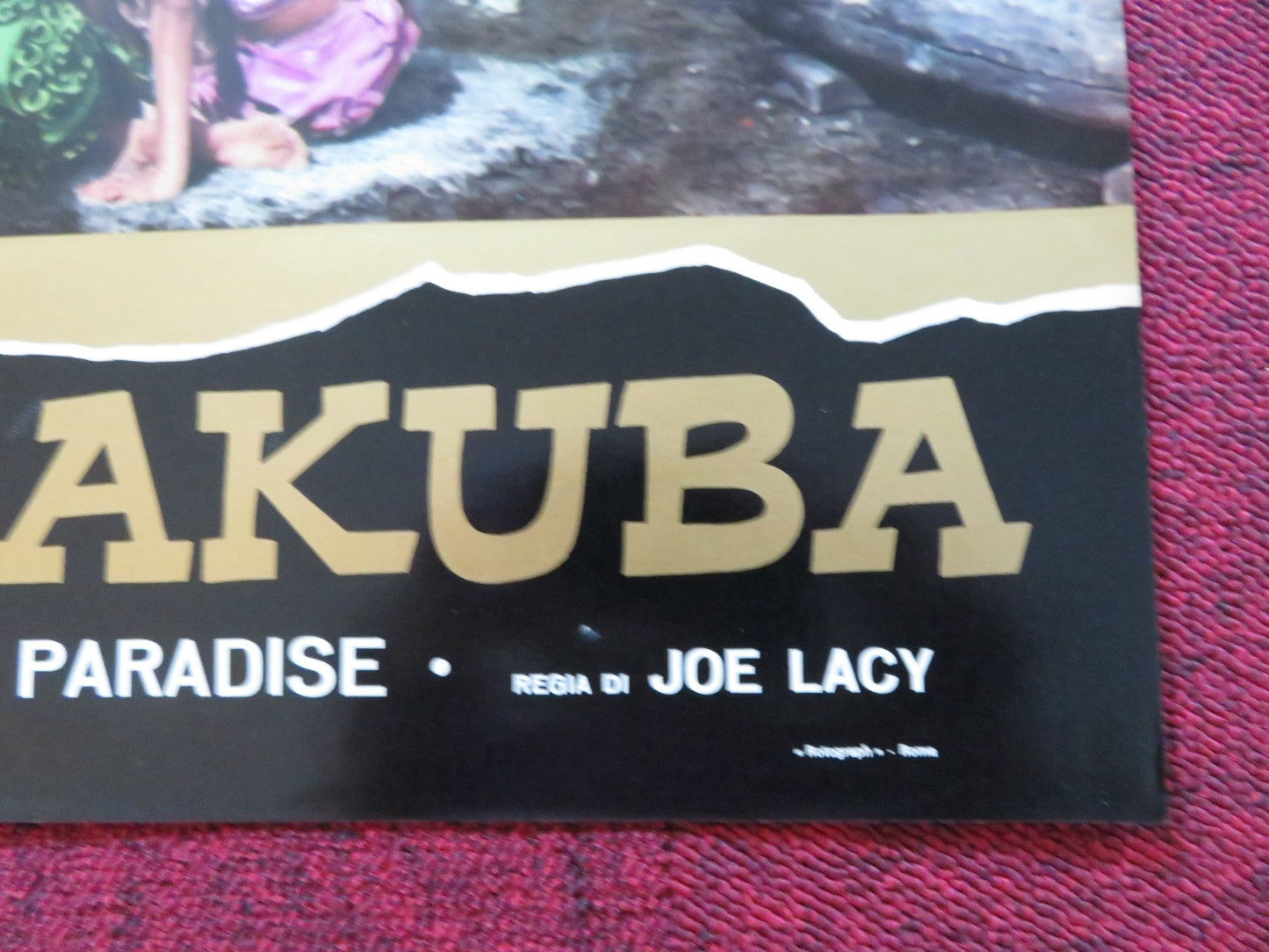 IL TESORO DI MAKUBA - E ITALIAN FOTOBUSTA POSTER CAMERON MITCHELL MARIA CRUZ 1967 Rendezvous Cinema Movie posters