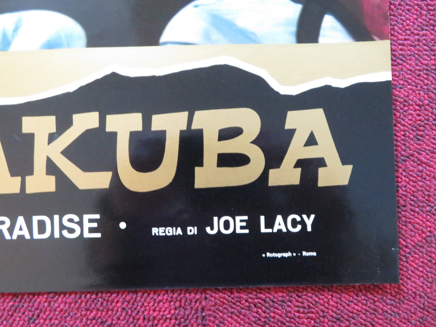 IL TESORO DI MAKUBA - F ITALIAN FOTOBUSTA POSTER CAMERON MITCHELL MARIA CRUZ 1967 Rendezvous Cinema Movie posters