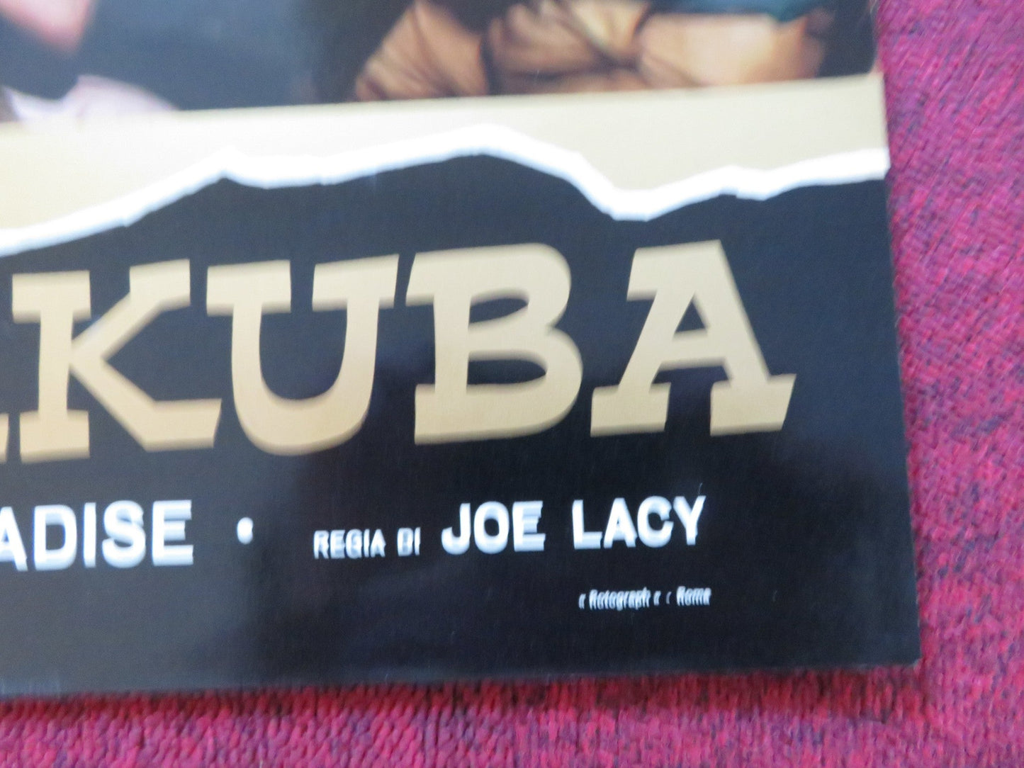 IL TESORO DI MAKUBA - G ITALIAN FOTOBUSTA POSTER CAMERON MITCHELL MARIA CRUZ 1967 Rendezvous Cinema Movie posters