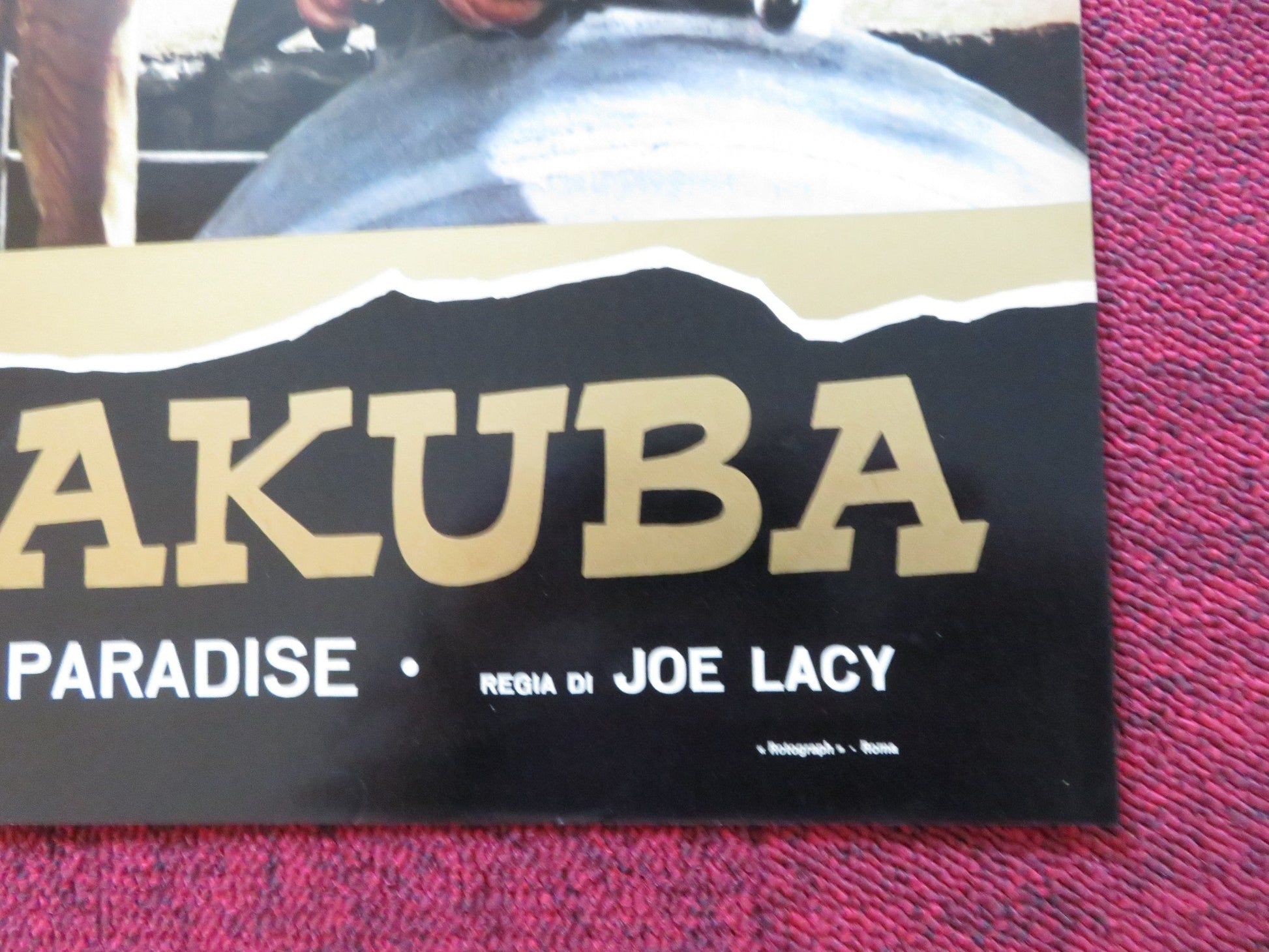 IL TESORO DI MAKUBA - H ITALIAN FOTOBUSTA POSTER CAMERON MITCHELL MARIA CRUZ 1967 Rendezvous Cinema Movie posters