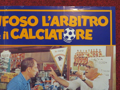 IL TIFOSO L'ARBITRO E IL CALCIATEORE ITALIAN FOTOBUSTA POSTER PIPPO FRANCO 1982 - Rendezvous Cinema
