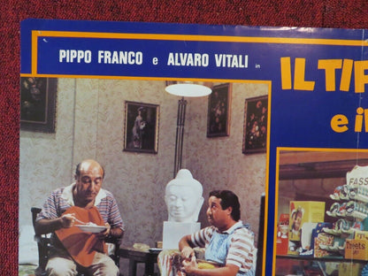 IL TIFOSO L'ARBITRO E IL CALCIATEORE ITALIAN FOTOBUSTA POSTER PIPPO FRANCO 1982 - Rendezvous Cinema