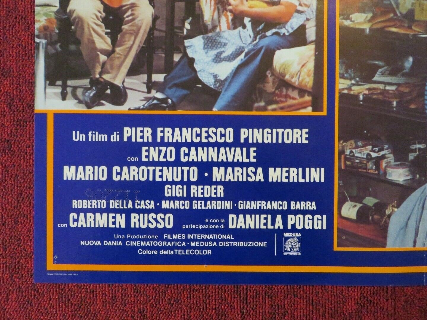 IL TIFOSO L'ARBITRO E IL CALCIATEORE ITALIAN FOTOBUSTA POSTER PIPPO FRANCO 1982 - Rendezvous Cinema