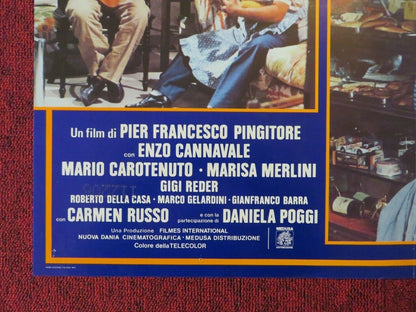 IL TIFOSO L'ARBITRO E IL CALCIATEORE ITALIAN FOTOBUSTA POSTER PIPPO FRANCO 1982 - Rendezvous Cinema