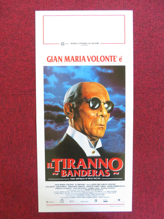 IL TIRANNO BANDERAS ITALIAN LOCANDINA POSTER GIAN MARIA VOLONTE ANA BELEN 1995 Rendezvous Cinema Movie posters