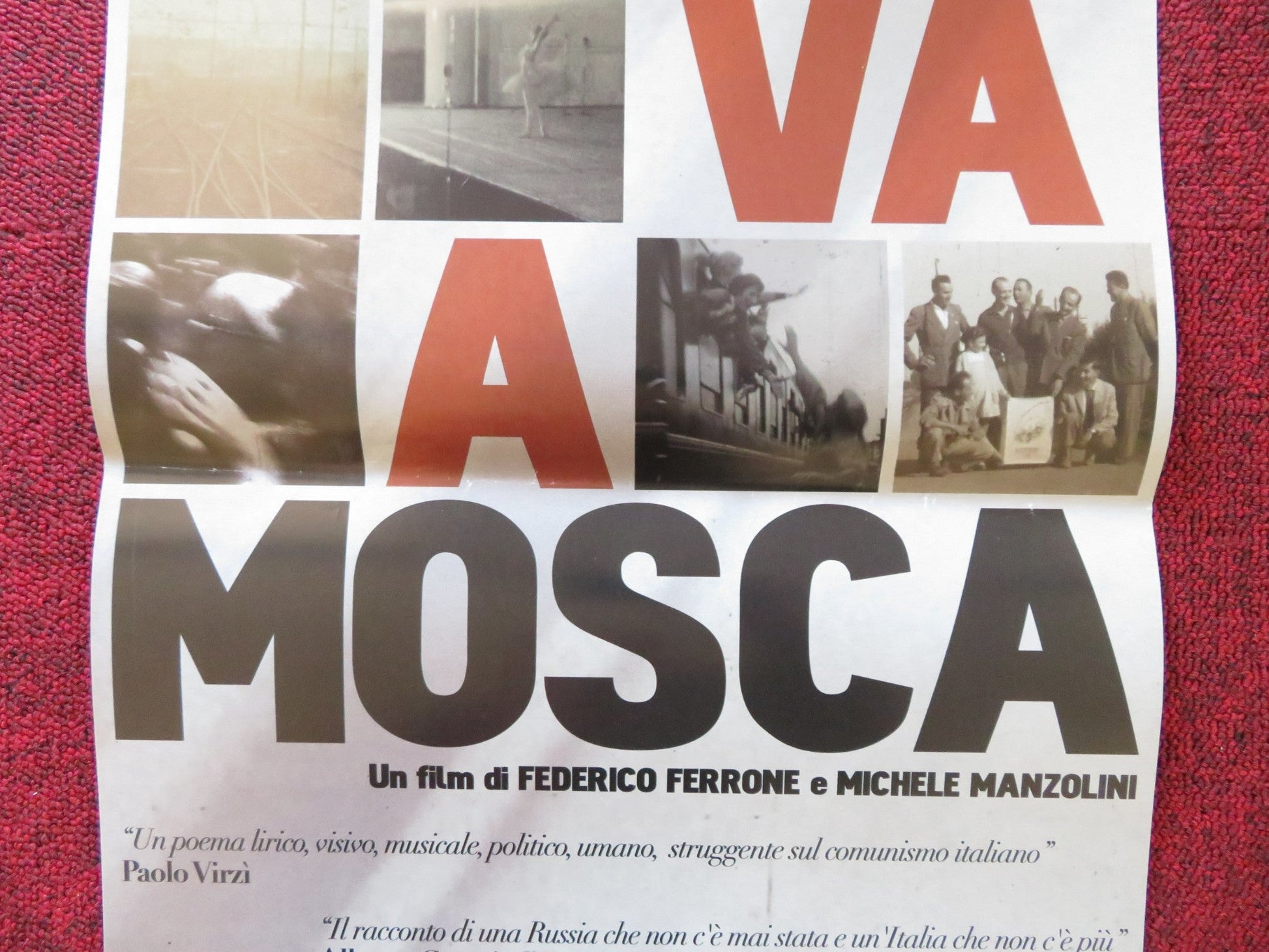 IL TRENO VA A MOSCA VITTORIO ITALIAN LOCANDINA POSTER FEDERICO FERRONE 2013 Rendezvous Cinema Movie posters