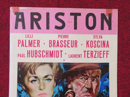 IL TRIANGOLO CIRCOLARE ITALIAN LOCANDINA (27.5"x13") POSTER LILLI PALMER 1964 Movie posters