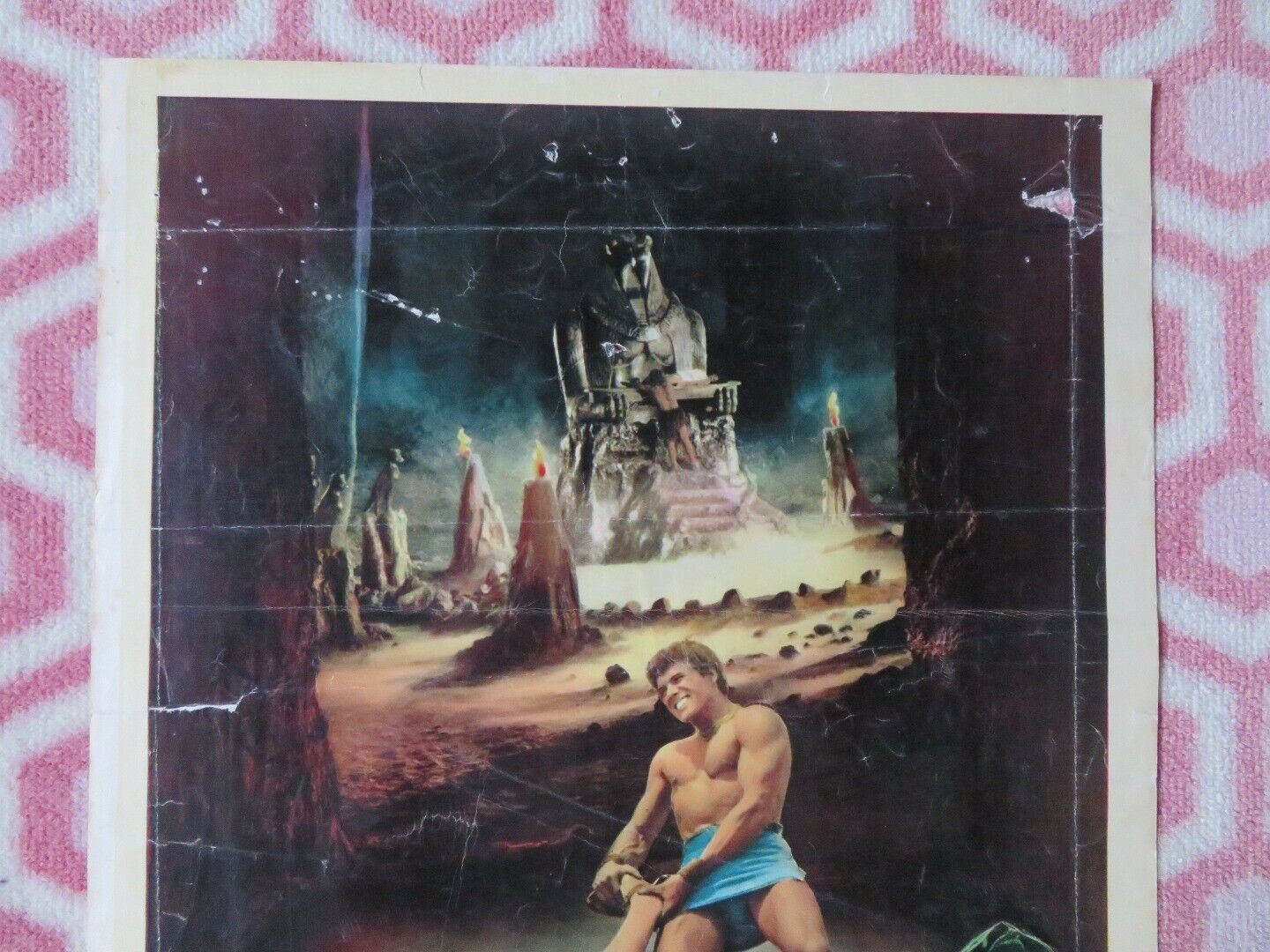 IL TRIONFO DI MACISTE ITALIAN LOCANDINA (27.5"x13") POSTER KIRK MORRIS 1961 Movie posters