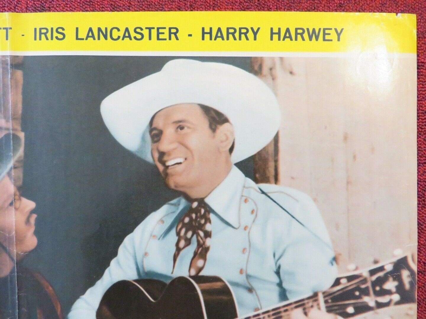 IL TRIONFO DI ZORRO / RIDIN' THE TRAIL ITALIAN FOTOBUSTA POSTER FRED SCOTT 1940 Movie posters