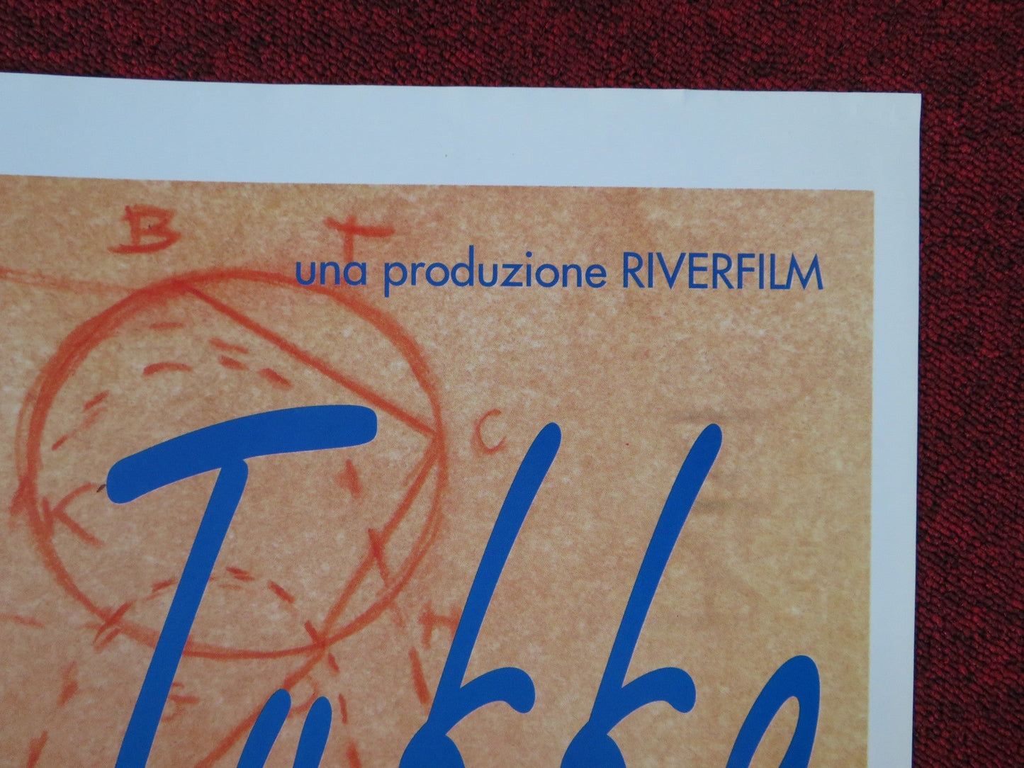 IL TUFFO ITALIAN FOGLIO POSTER VINCENZO SALEMME CARLOTTA NATOLI 1994 Rendezvous Cinema Movie posters
