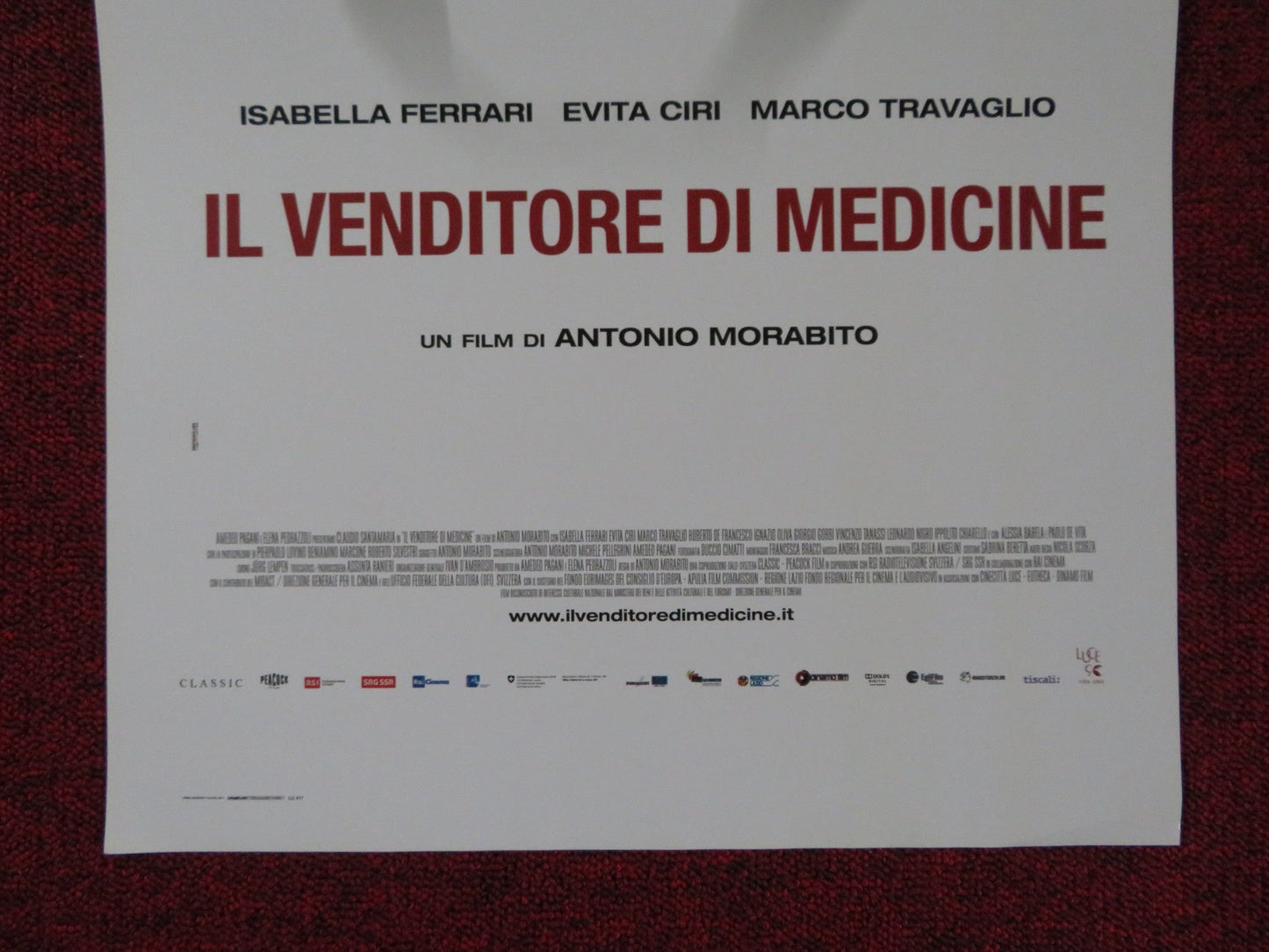 IL VENDITORE DI MEDICINE ITALIAN LOCANDINA POSTER CLAUDIA SANTAMARIA 2013 Rendezvous Cinema Movie posters
