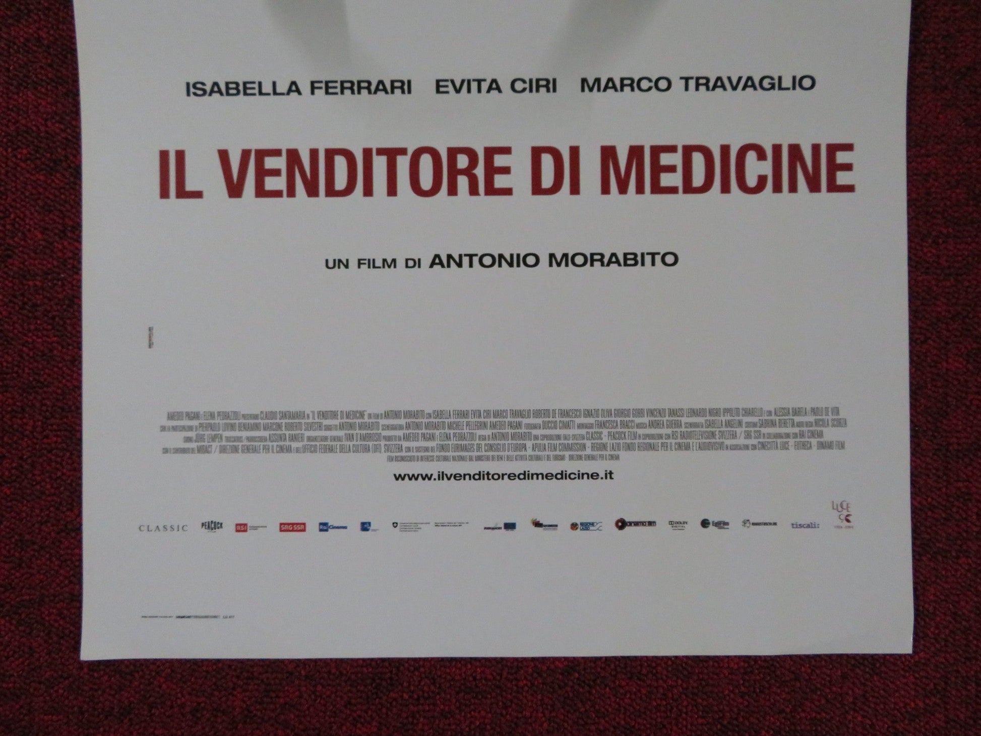IL VENDITORE DI MEDICINE ITALIAN LOCANDINA POSTER CLAUDIA SANTAMARIA 2013 Rendezvous Cinema Movie posters