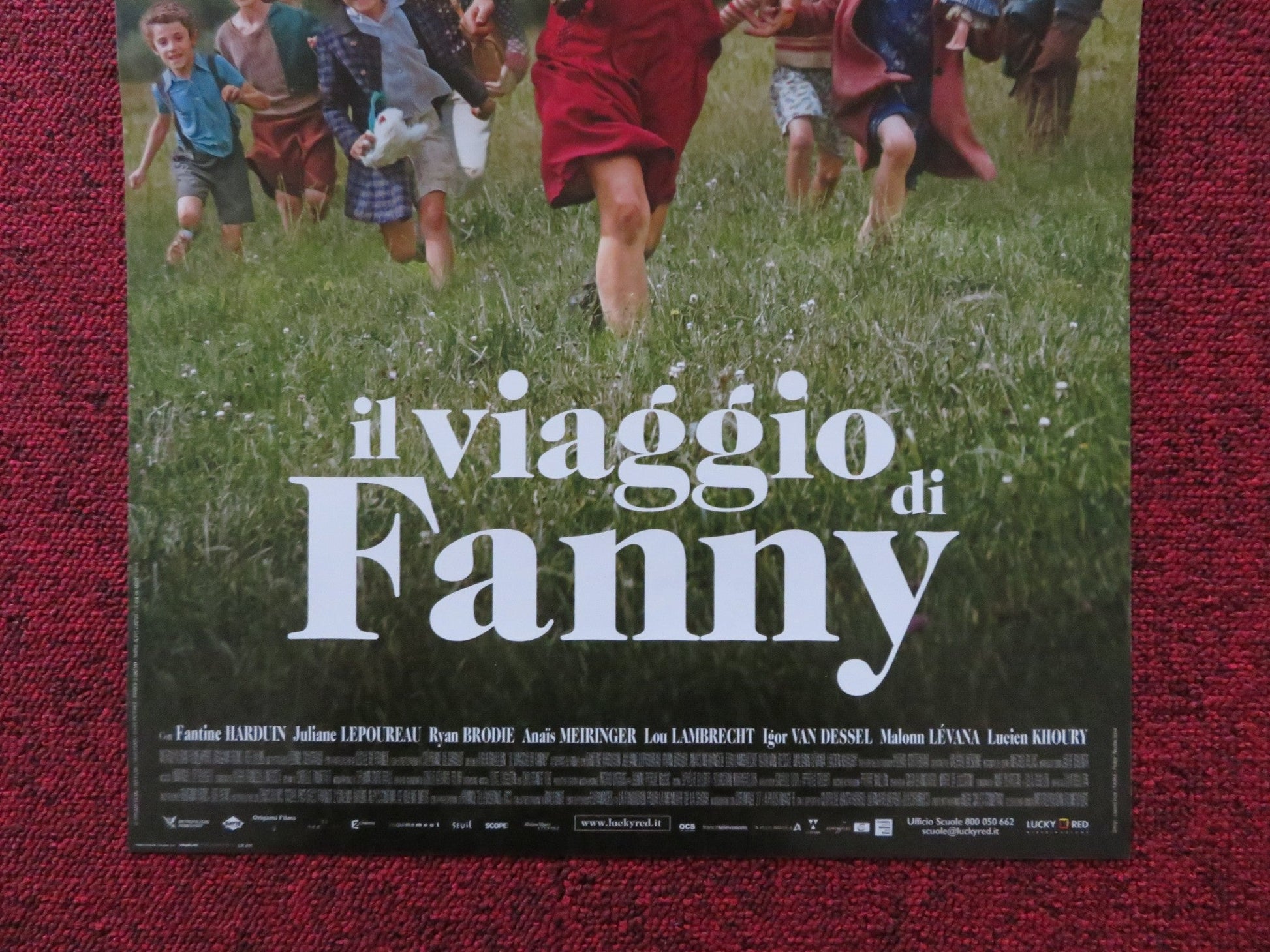IL VIAGGIO DI FANNY ITALIAN LOCANDINA POSTER LEONIE SOUCHAUD FANTINE HARDUIN '16 Rendezvous Cinema Movie posters