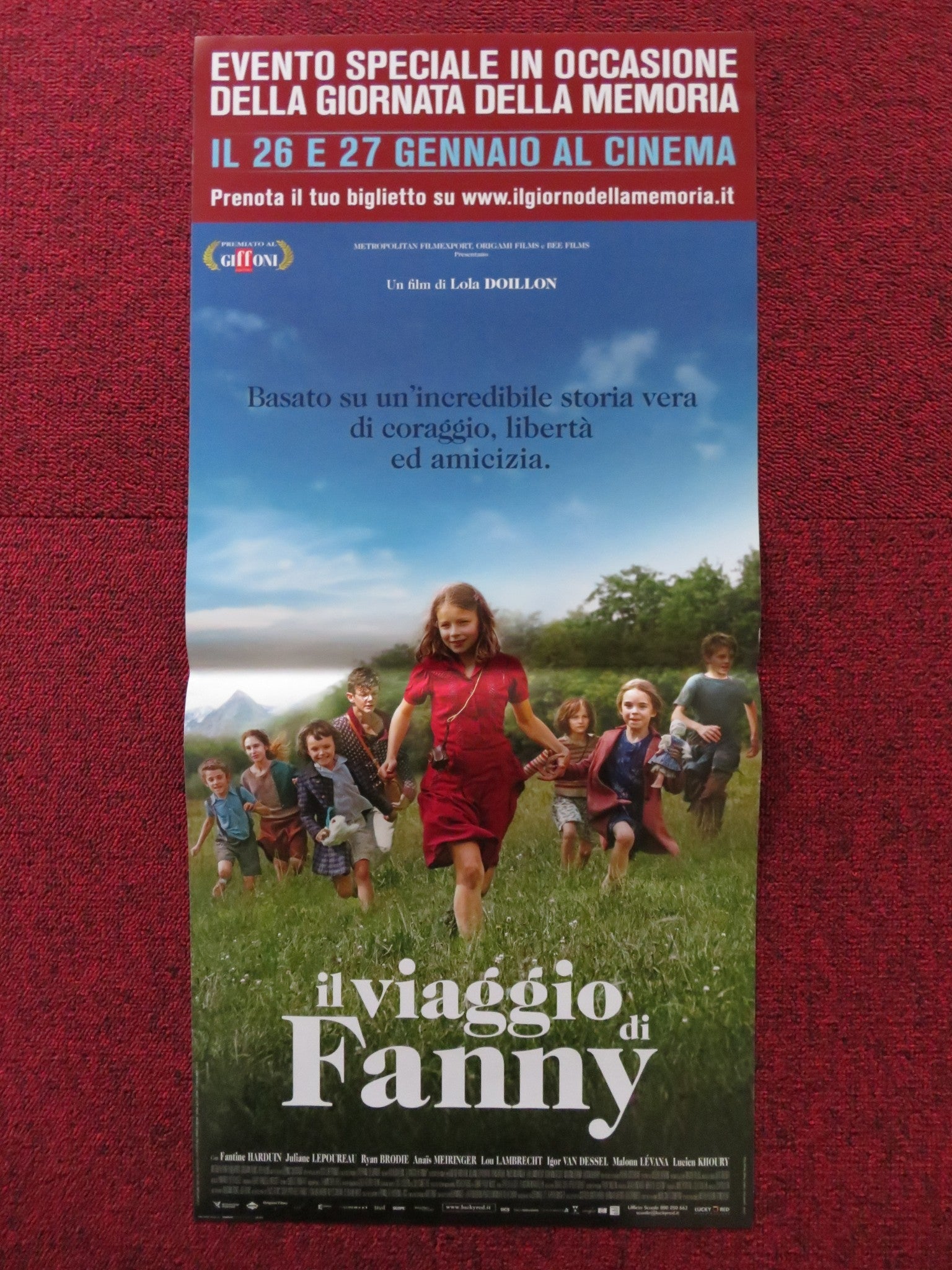 IL VIAGGIO DI FANNY ITALIAN LOCANDINA POSTER LEONIE SOUCHAUD FANTINE HARDUIN '16 Rendezvous Cinema Movie posters
