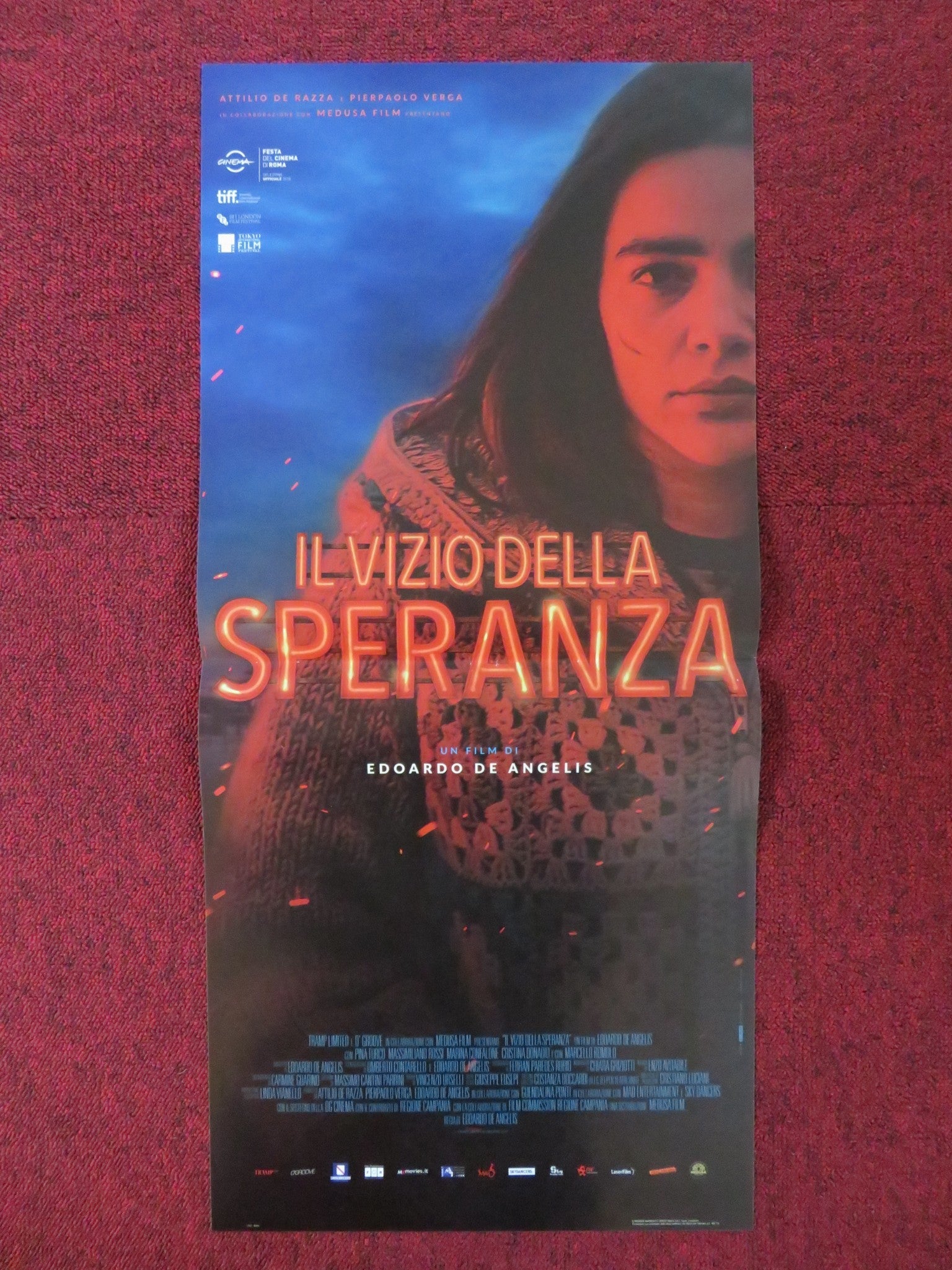 IL VIZIO DELLA SPERANZA ITALIAN LOCANDINA POSTER PINA TURCO E. DE ANGELIS 2018 Rendezvous Cinema Movie posters