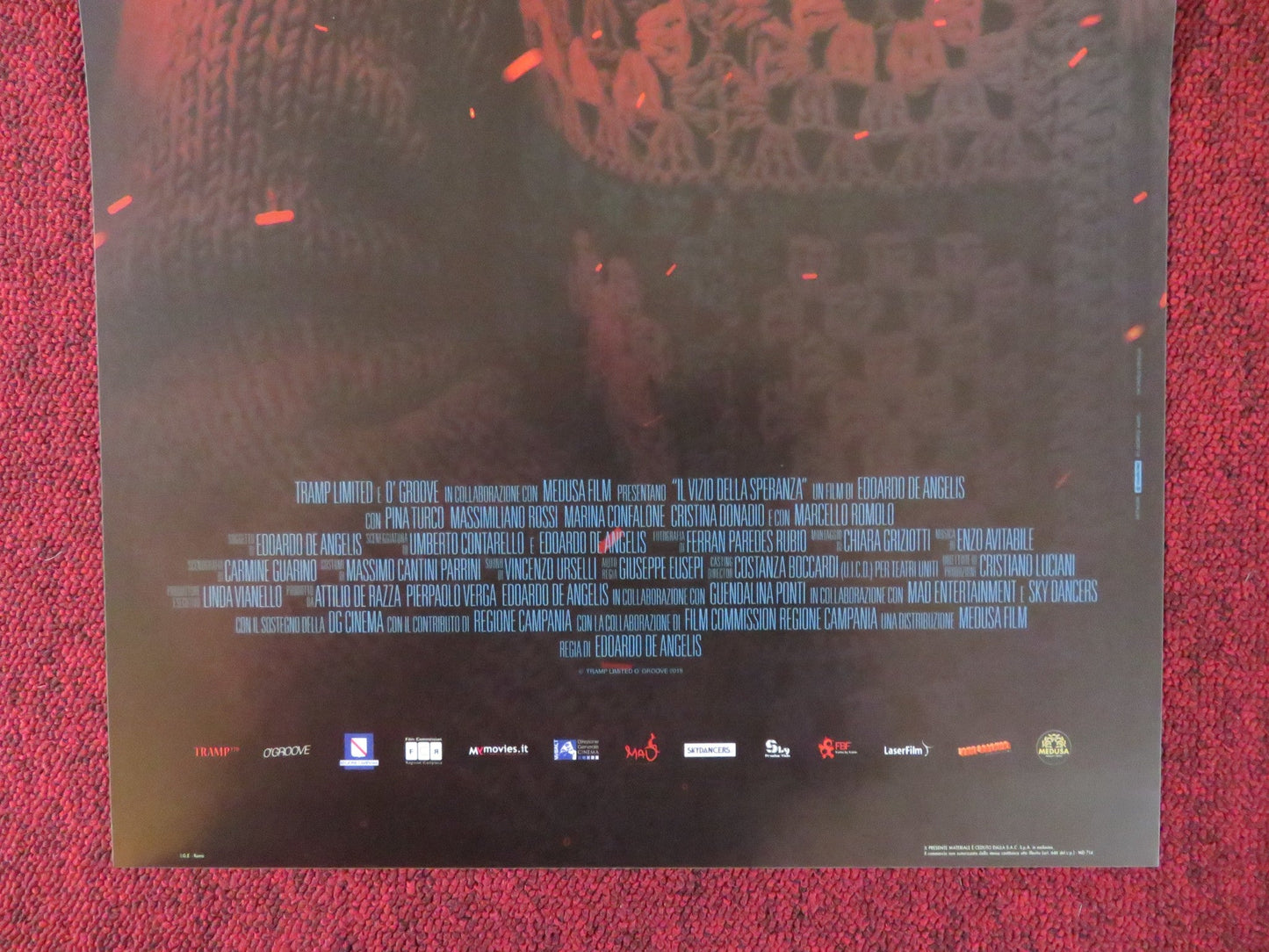 IL VIZIO DELLA SPERANZA ITALIAN LOCANDINA POSTER PINA TURCO E. DE ANGELIS 2018 Rendezvous Cinema Movie posters