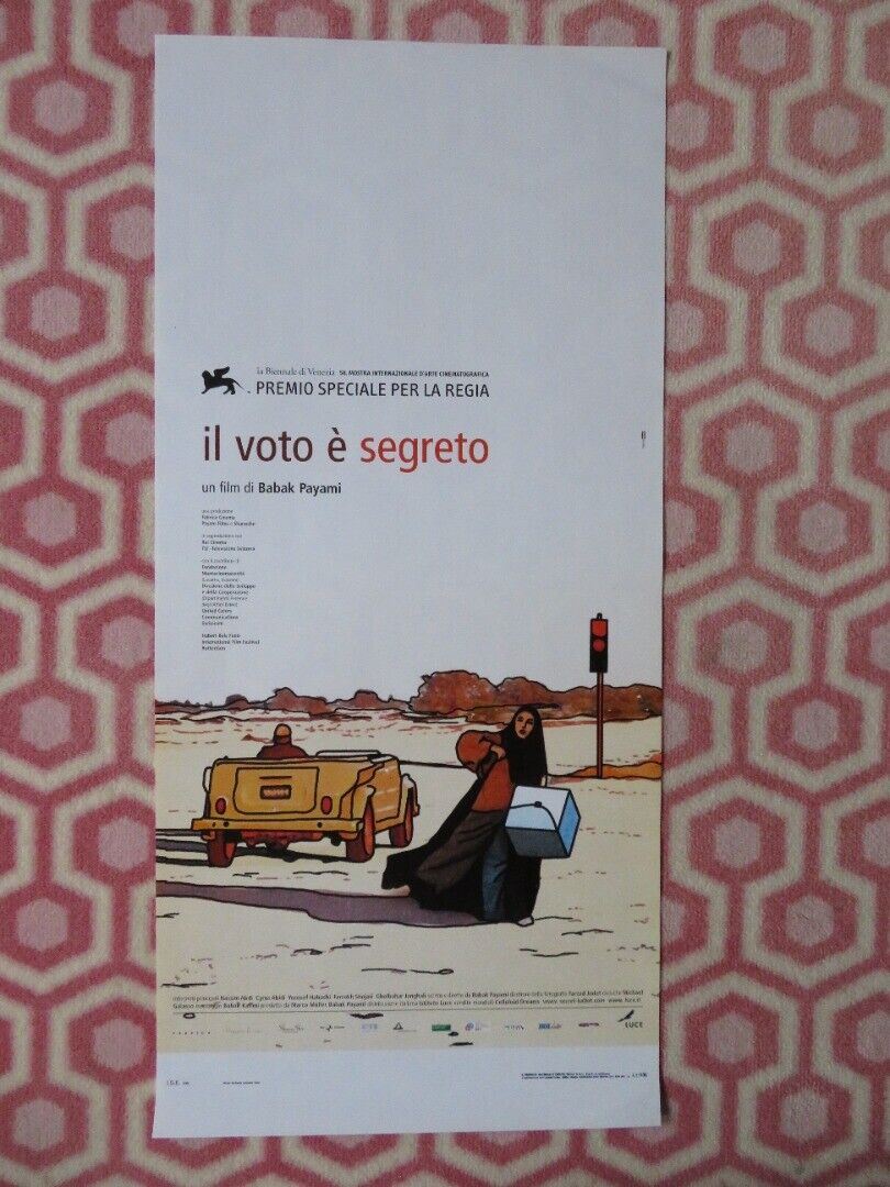 IL VOTO E SEGRETO / Secret Ballot ITALIAN LOCANDINA (27.5"x13") POSTER 2001 - Rendezvous Cinema