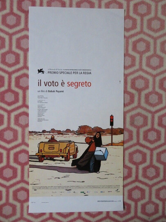 IL VOTO E SEGRETO / Secret Ballot ITALIAN LOCANDINA (27.5"x13") POSTER 2001 - Rendezvous Cinema