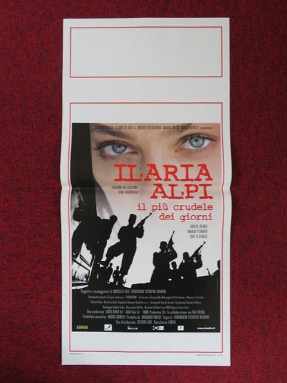 ILARIA ALPI IL PIU CRUDELE DEI GIORNI ITALIAN LOCANDINA (27.5"x13") POSTER 2003 Rendezvous Cinema Movie posters