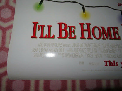 I'LL BE HOME FOR CHRISTMAS US ONE SHEET ROLLED POSTER DISNEY 1998 - Rendezvous Cinema