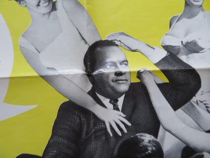 I'LL TAKE SWEDEN FOLDED US ONE SHEET POSTER BOB HOPE TUESDAY WELD 1965 Movie posters