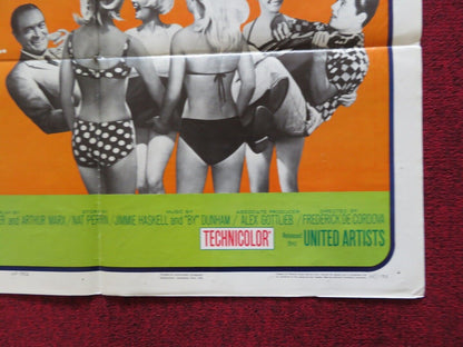 I'LL TAKE SWEDEN FOLDED US ONE SHEET POSTER BOB HOPE TUESDAY WELD 1965 Movie posters