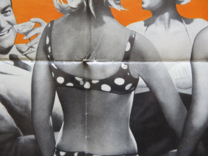 I'LL TAKE SWEDEN FOLDED US ONE SHEET POSTER BOB HOPE TUESDAY WELD 1965 Movie posters