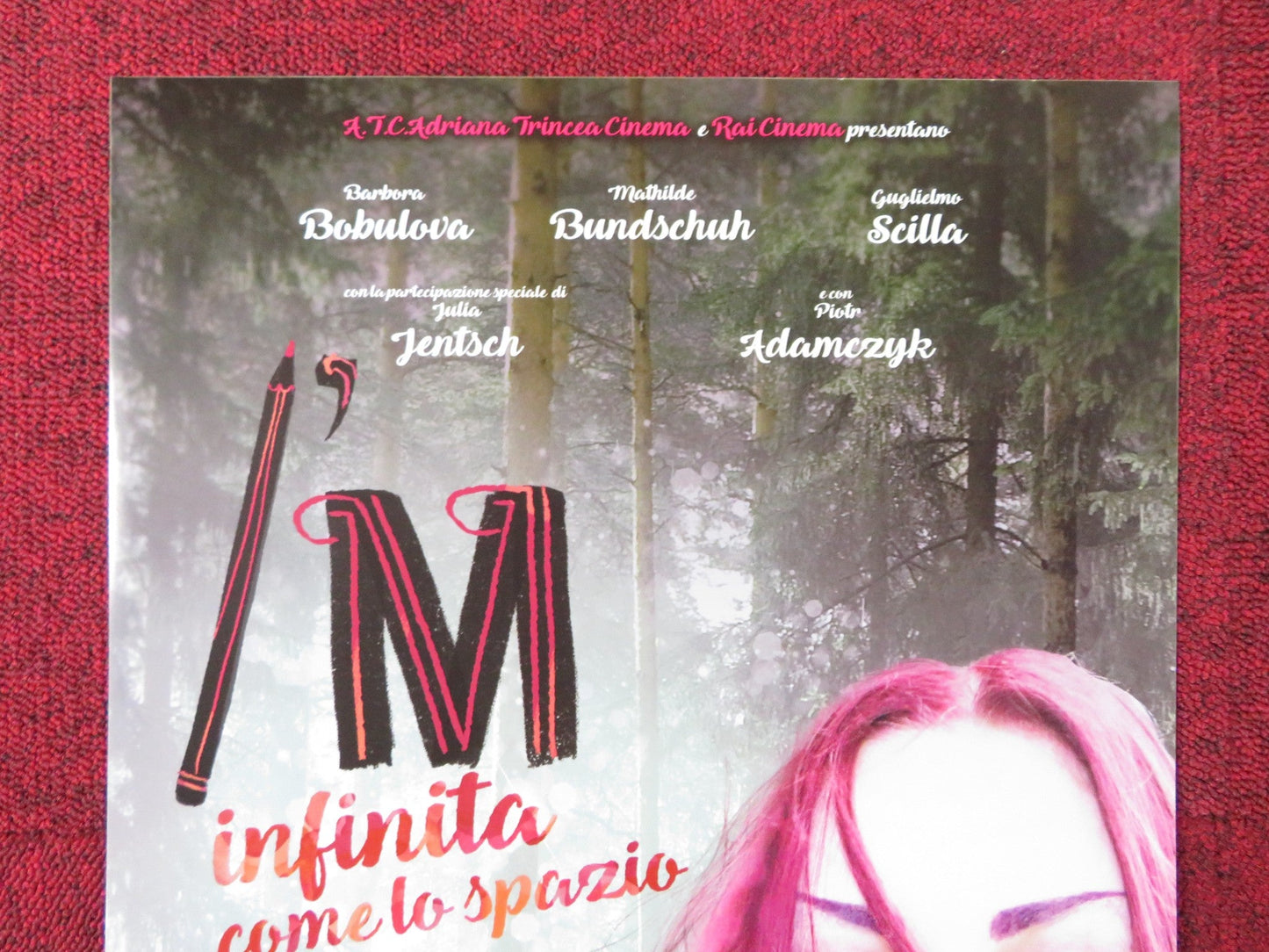 I'M - INFINITA COME LO SPAZIO ITALIAN LOCANDINA POSTER BARBORA BOBULOVA 2017 Rendezvous Cinema Movie posters