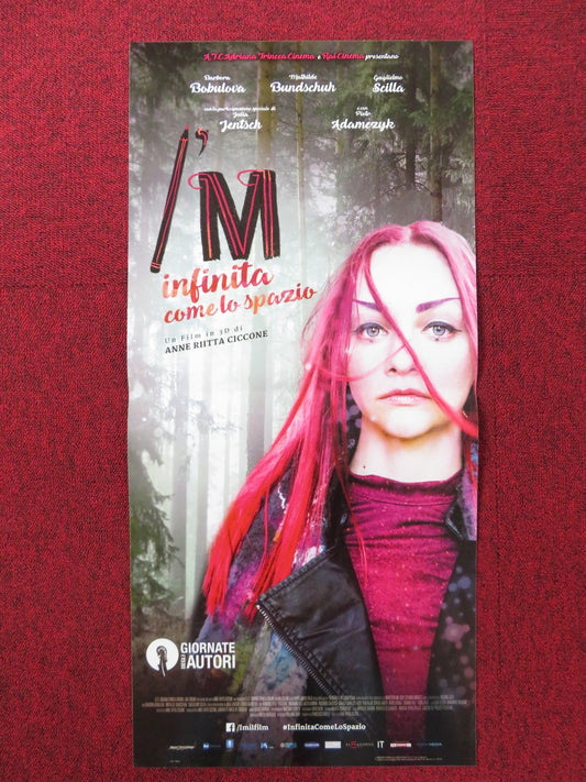I'M - INFINITA COME LO SPAZIO ITALIAN LOCANDINA POSTER BARBORA BOBULOVA 2017 Rendezvous Cinema Movie posters